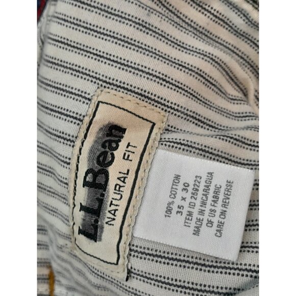 Vintage LL Bean Mens Natural Fit 35X30 Straight Leg Medium Wash Jeans - Picture 5 of 14